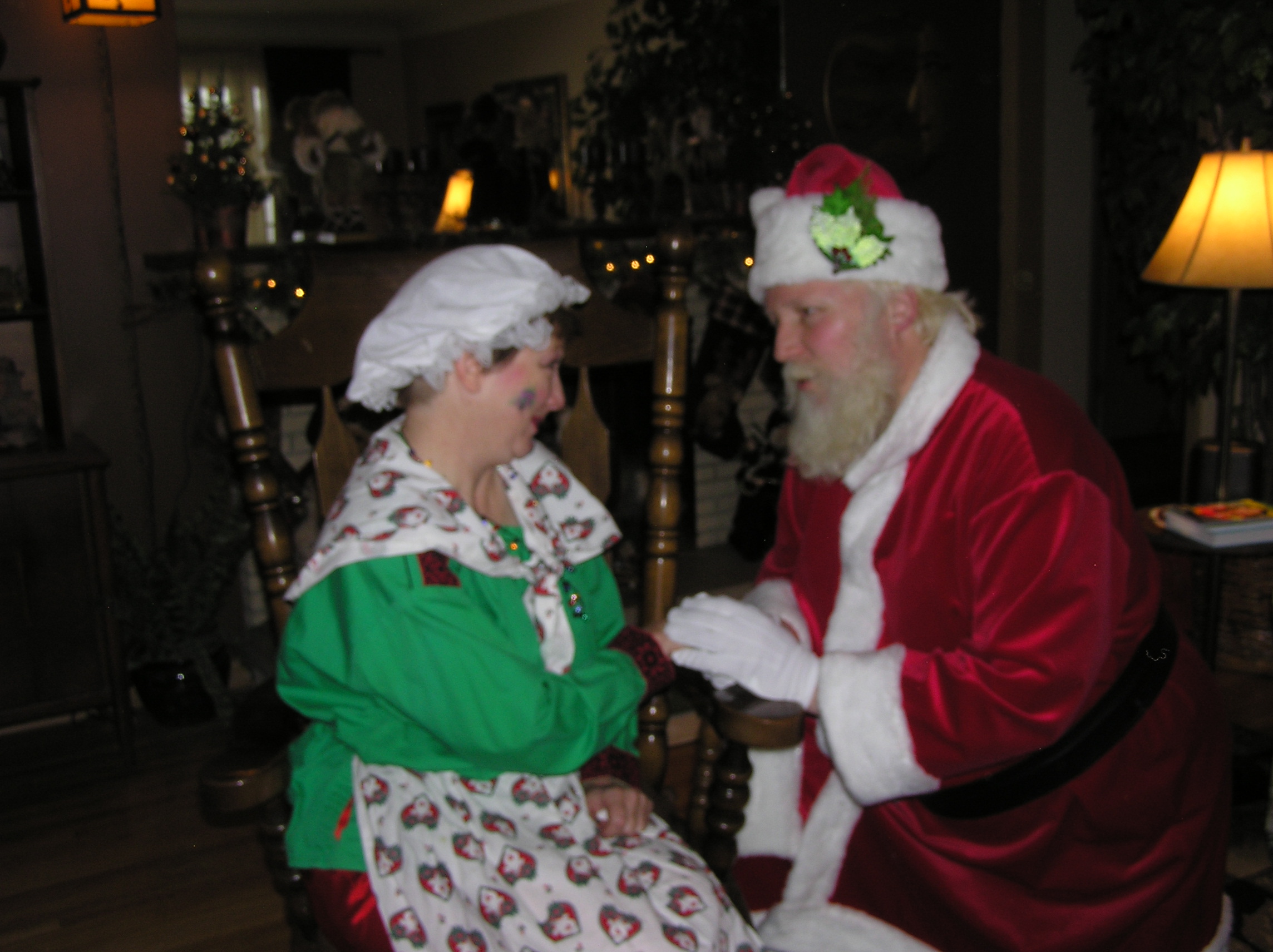 Santa and Mrs Claus