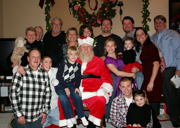 Santa Dave at Family Party